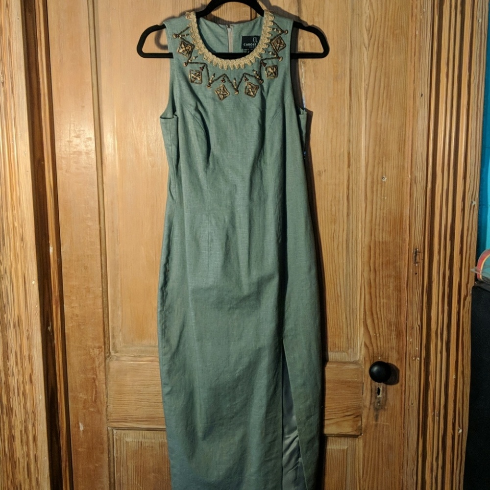 Carole Little Vintage summer maxi dress 6